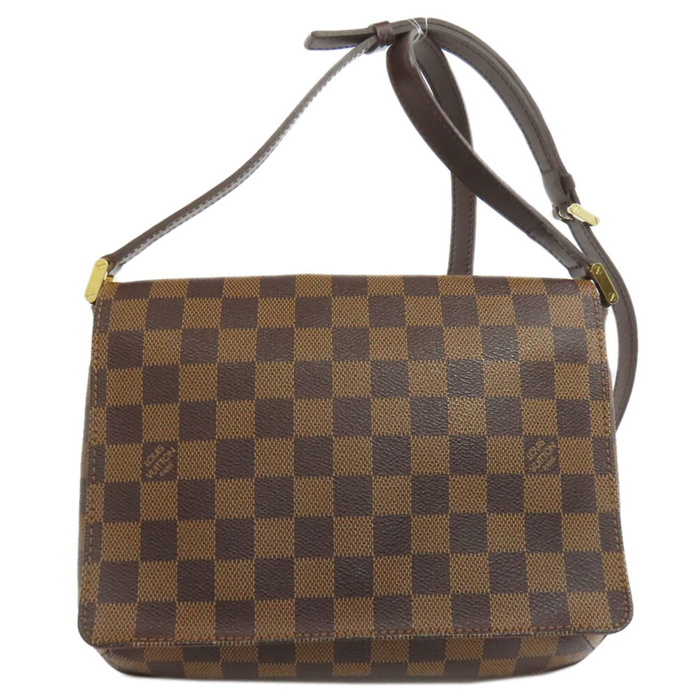 LOUIS VUITTON Authentic Brown Damier Canvas Shoulder Bag